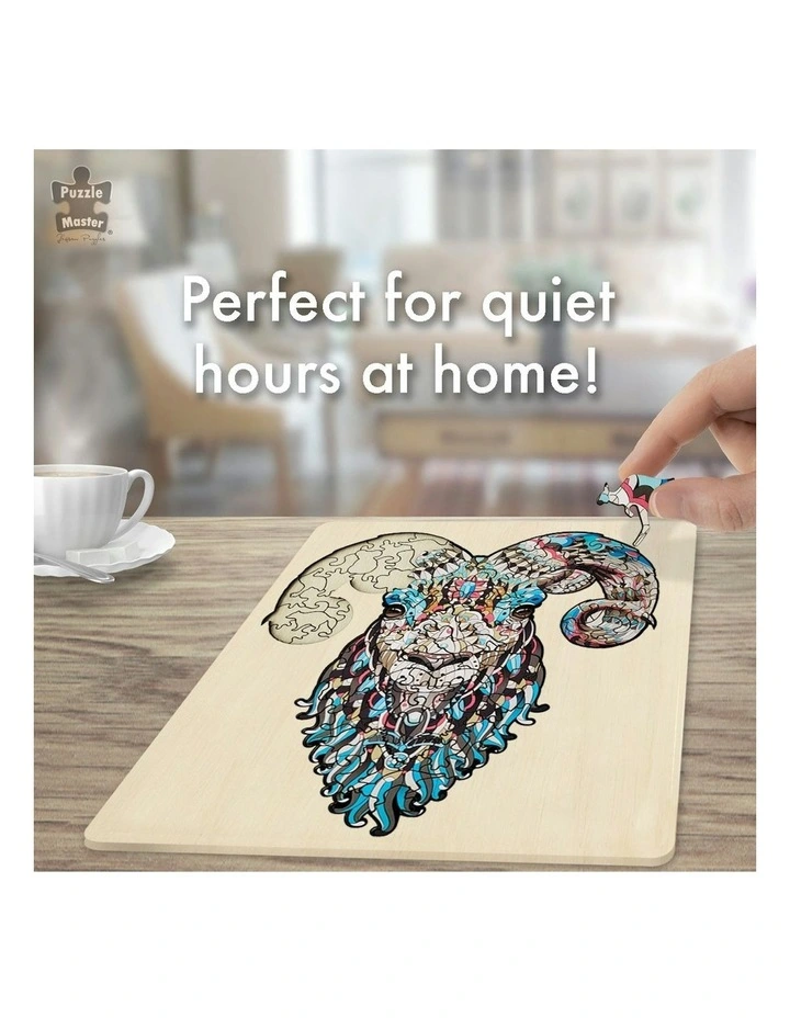 Wooden Ram Jigsaw Puzzle 133 Piece image 6