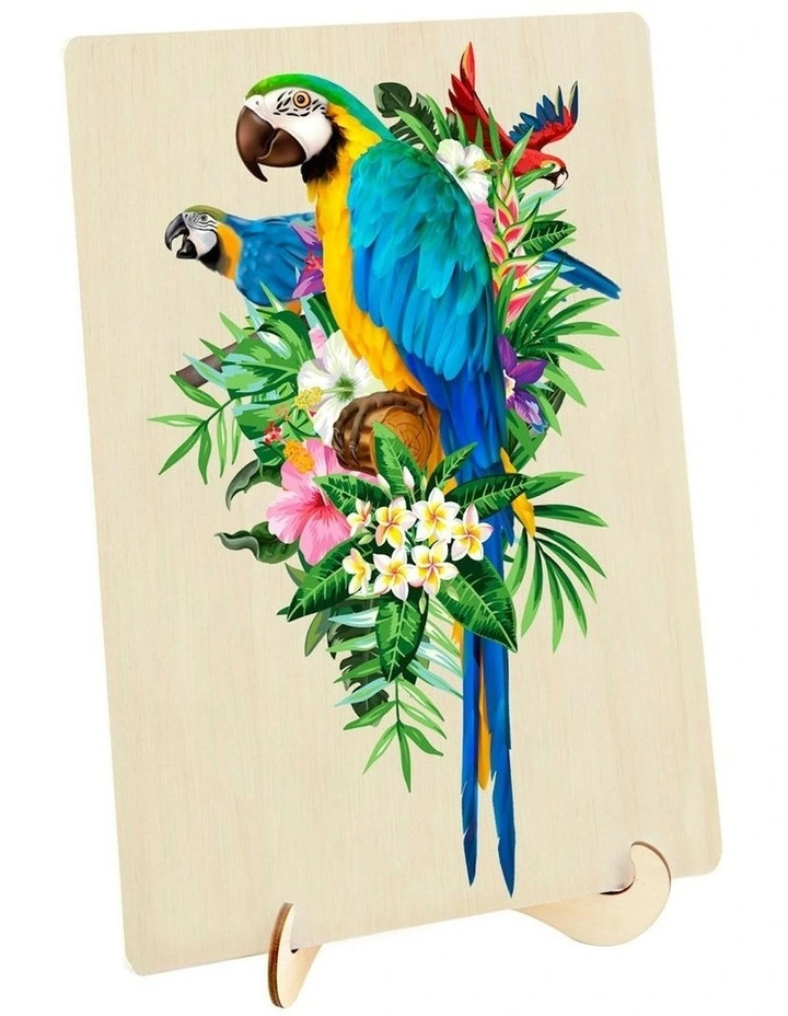 Wooden Jigsaw Macaw Puzzle 128 Piece image 2