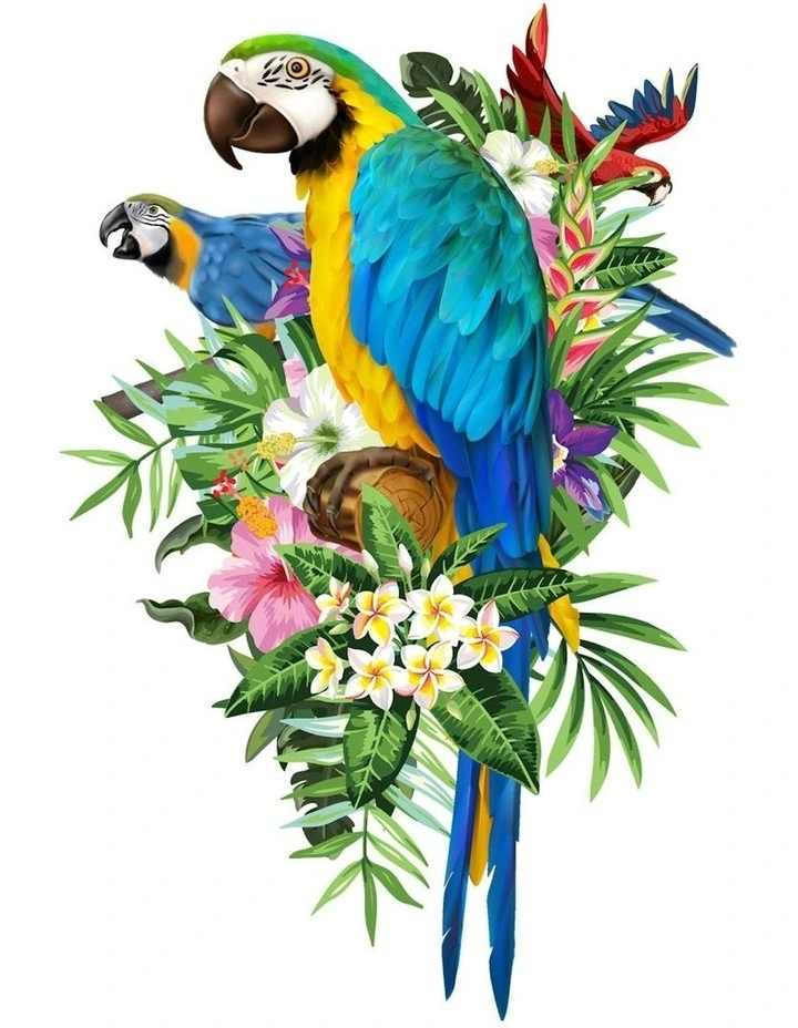 Wooden Jigsaw Macaw Puzzle 128 Piece image 3