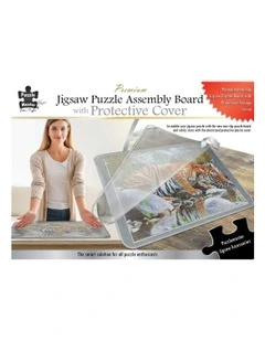Felt Puzzle Assembly Board With Protective Cover