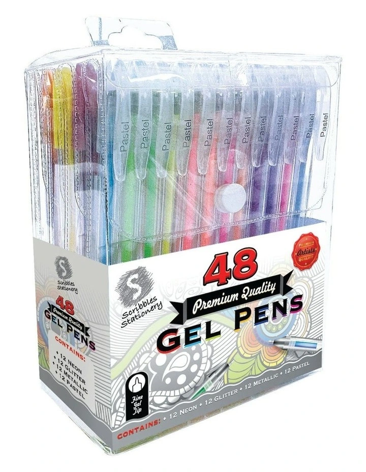 48 Piece Premuim Gel Pens image 1