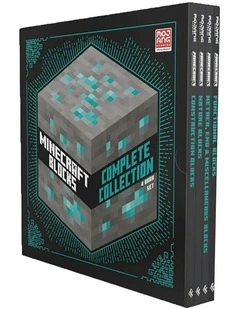 Minecraft Blocks Copy Slipcase Book Set Of 4