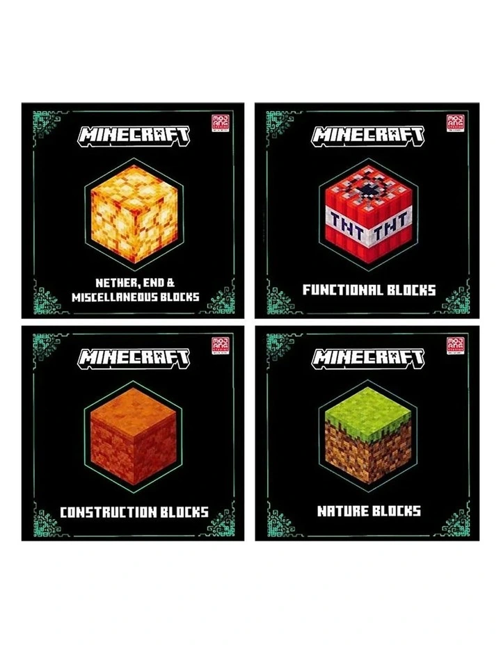 Minecraft Blocks Copy Slipcase Book Set Of 4 image 2