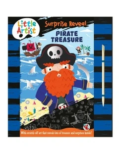 Little Artists - Surprise Reveal Pirate Treasure Drawing Book