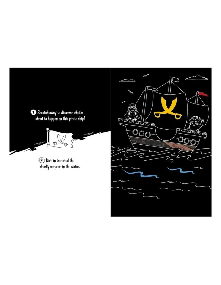 Little Artists - Surprise Reveal Pirate Treasure Drawing Book image 2