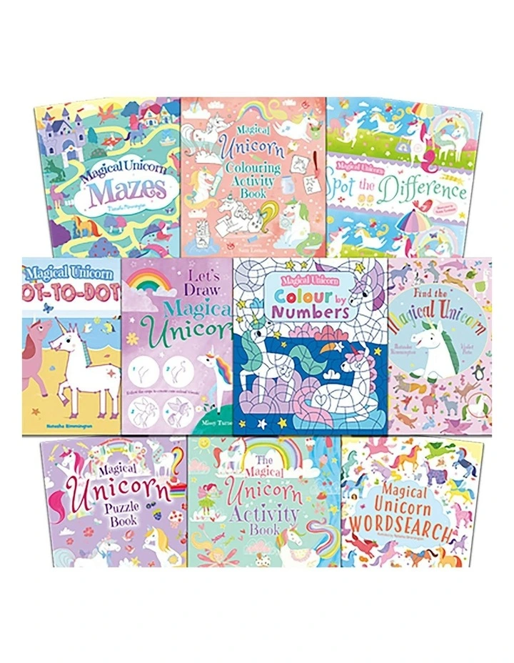 Magical Unicorn Activity Book Pack Of 10 image 1