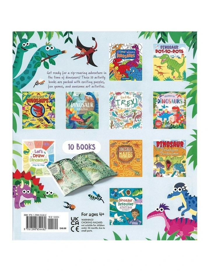 Roarsome Dinosaur Activity Book Pack Of 10 image 2