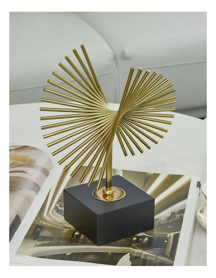 Anyhouz Luxury Metal Tabletop Decor 36cm in Gold image 3