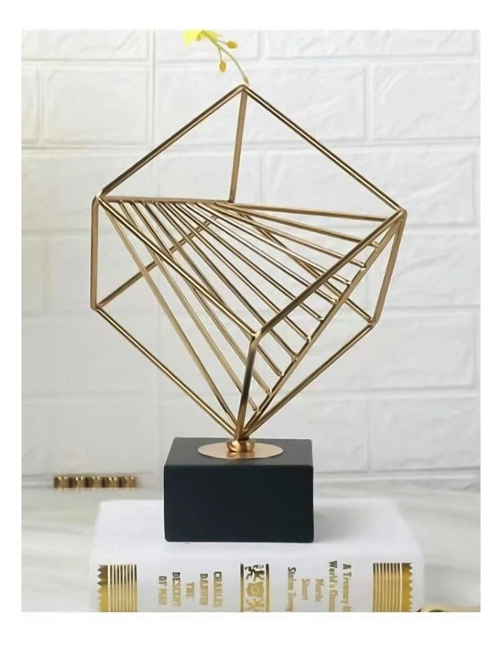 Rubik Cube Tabletop 40cm in Gold image 3