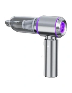 Vacuum Cleaner With Bag Purple Basic 4 Filters Mini Handheld Portable Blower 2in1