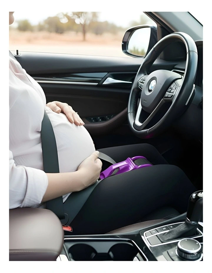 Pregnant Belly Protection Car Seat Belt in Purple image 2