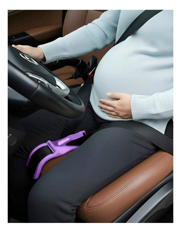 Pregnant Belly Protection Car Seat Belt in Purple image 4