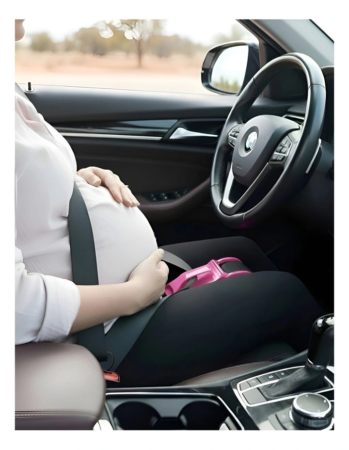 Pregnant Belly Protection Car Seat Belt in Pink image 3