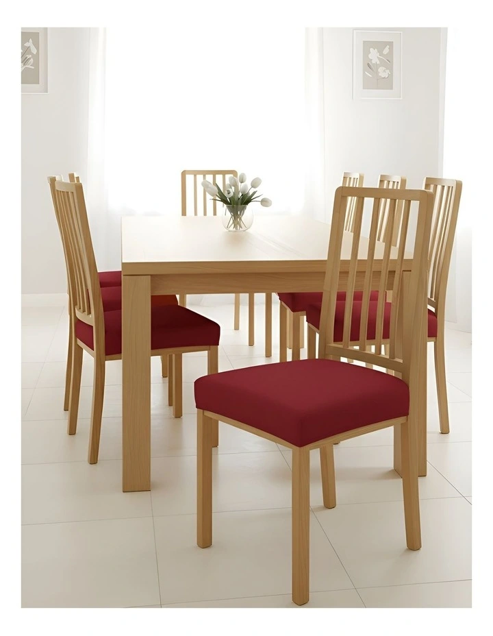 Plain Chair Cover in Wine Red image 2