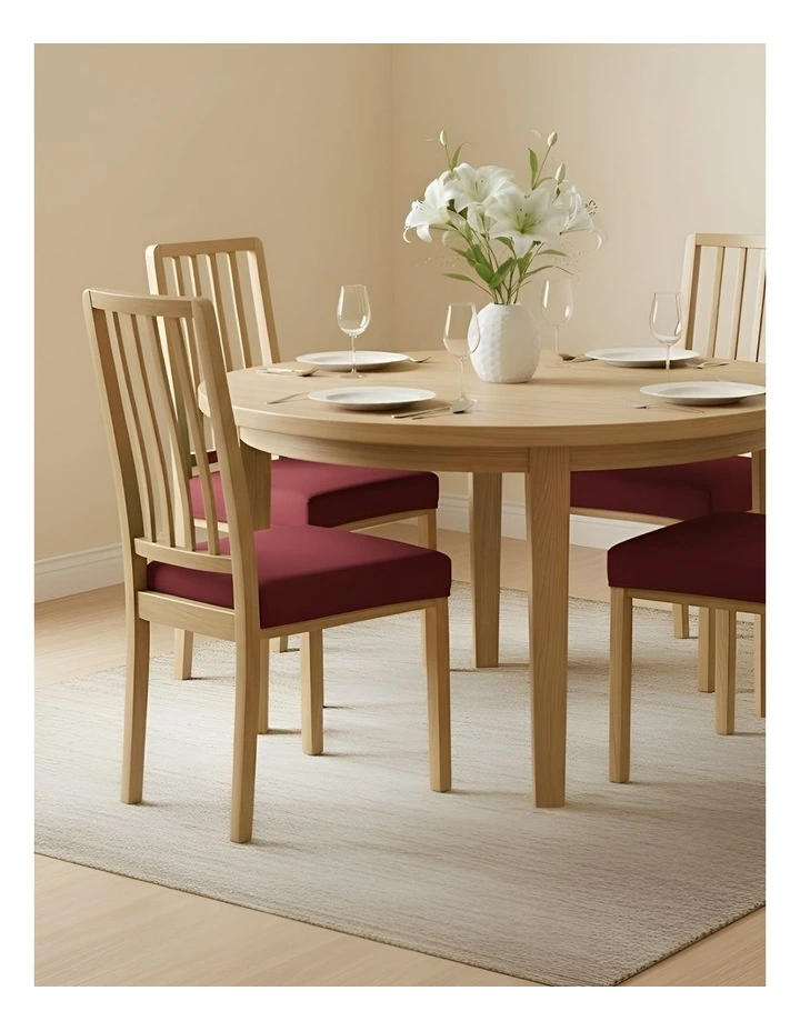 Plain Chair Cover in Wine Red image 3