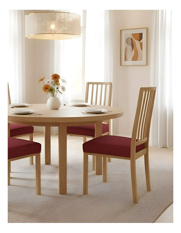 Plain Chair Cover in Wine Red image 4