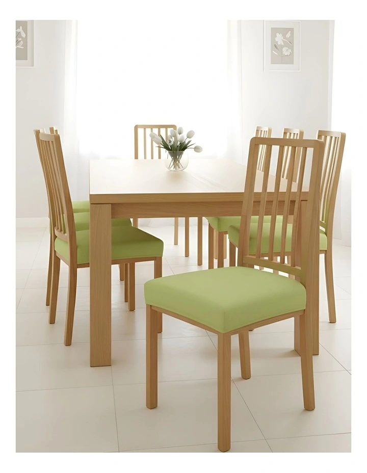Plain Chair Cover in Light Green image 2