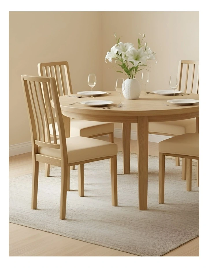 Plain Chair Cover in Beige image 3