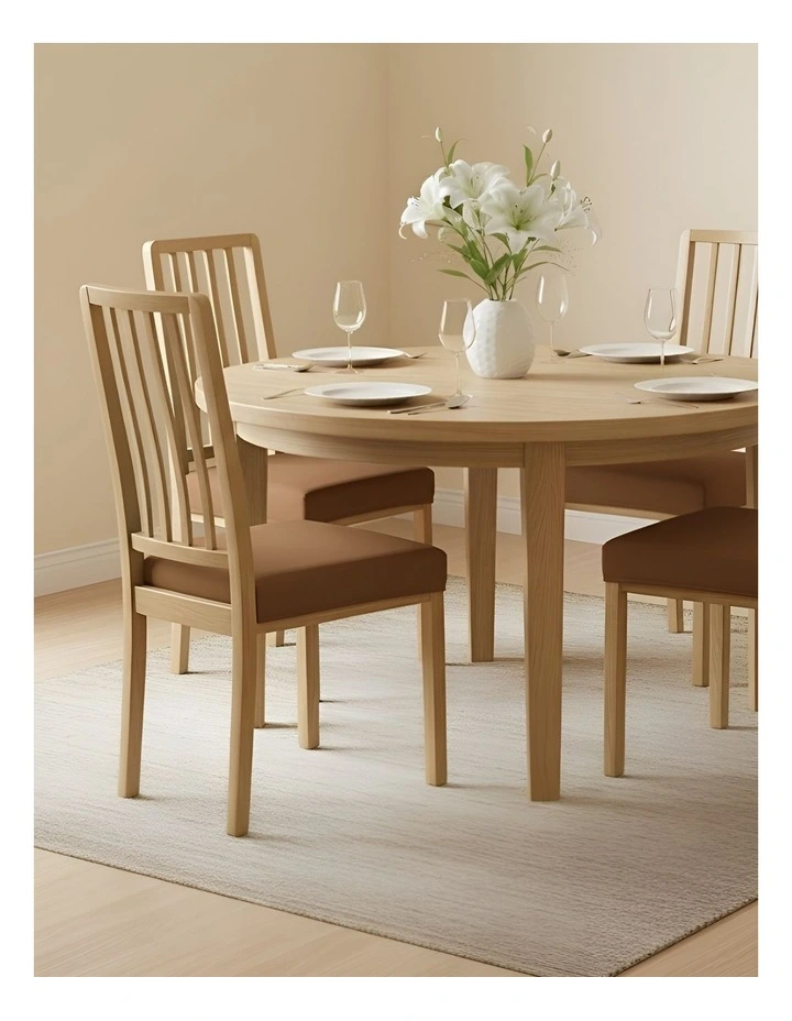 Plain Chair Cover in Coffee image 2