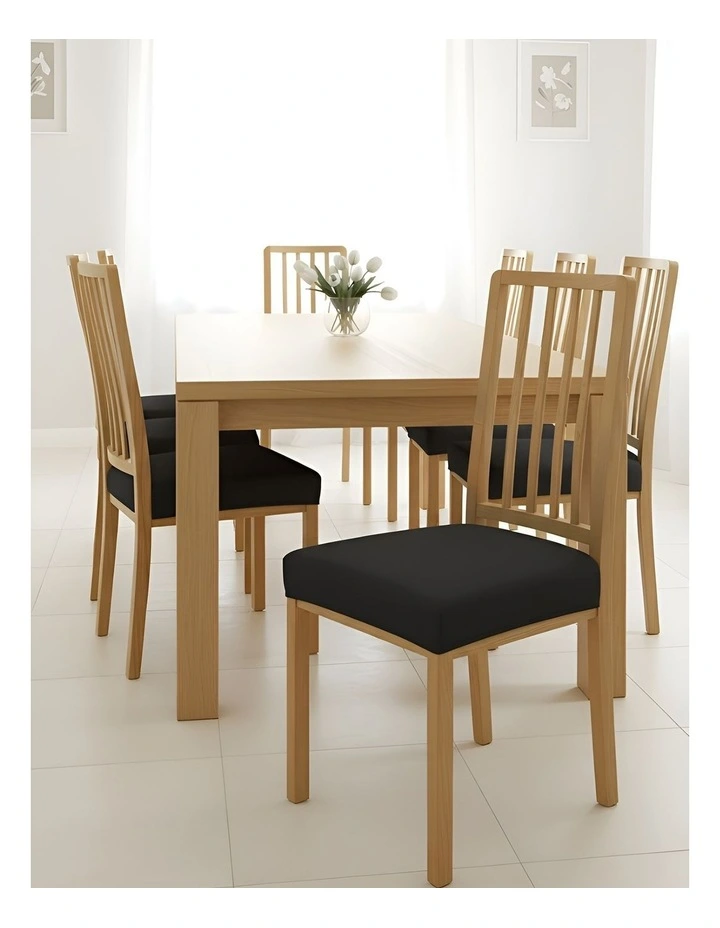 Plain Chair Cover in Black image 3