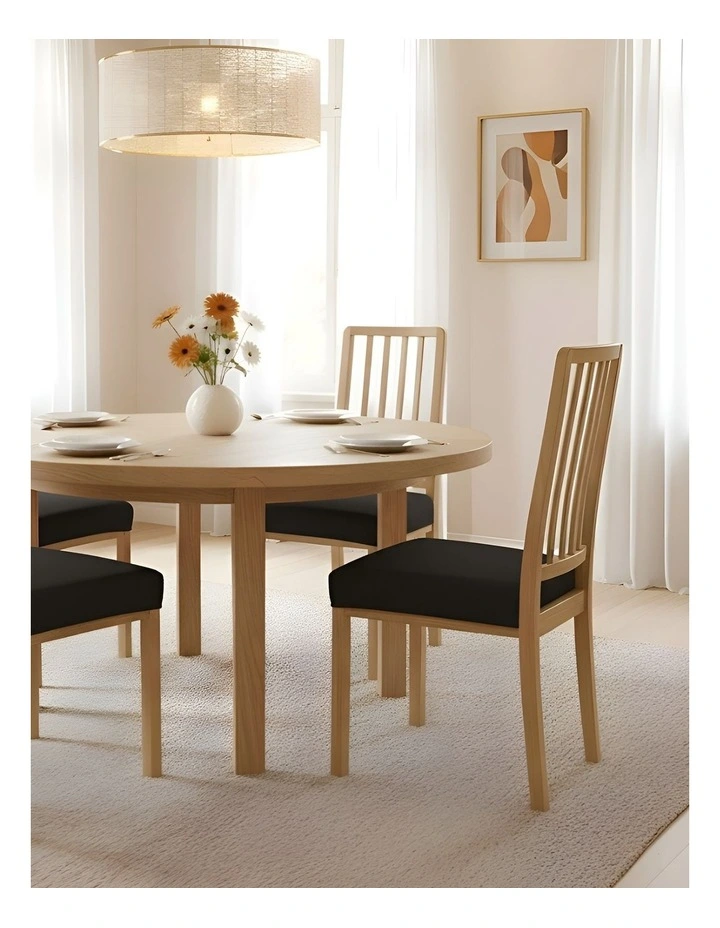 Plain Chair Cover in Black image 4
