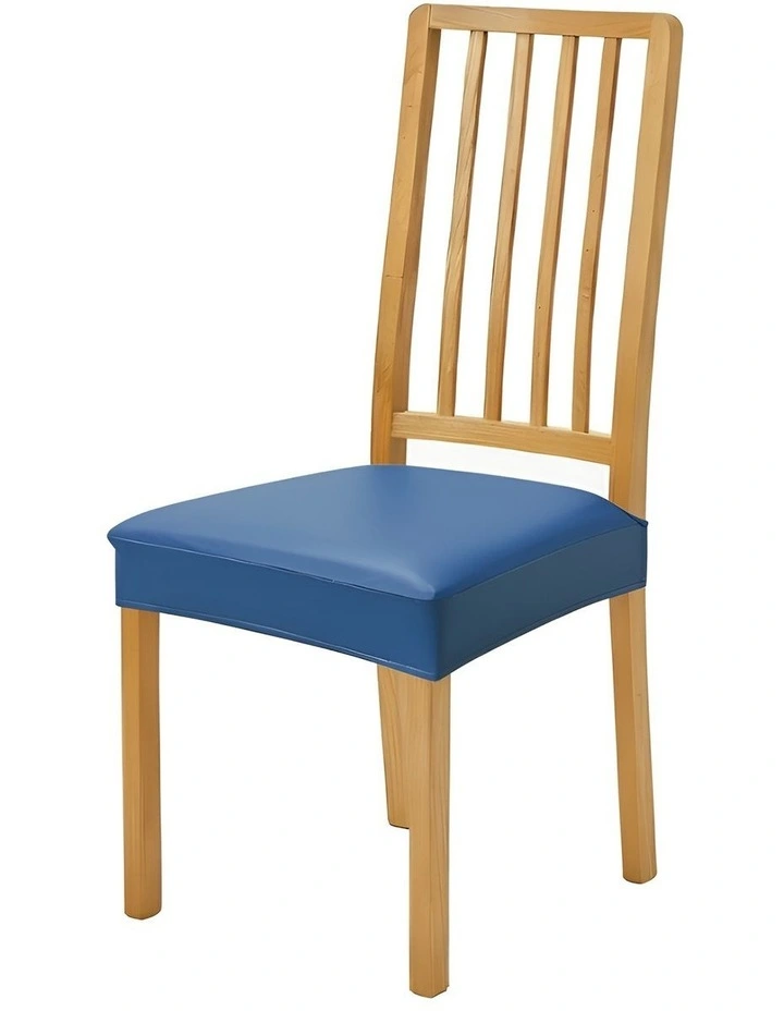 Pu Leather Chair Cover in Blue image 1