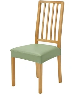 Pu Leather Chair Cover in Light Green