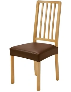 Pu Leather Chair Cover in Coffee
