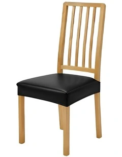 Pu Leather Chair Cover in Black