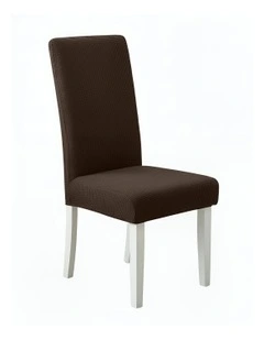 Corn Kernels Waterproof Chair Cover in Coffee