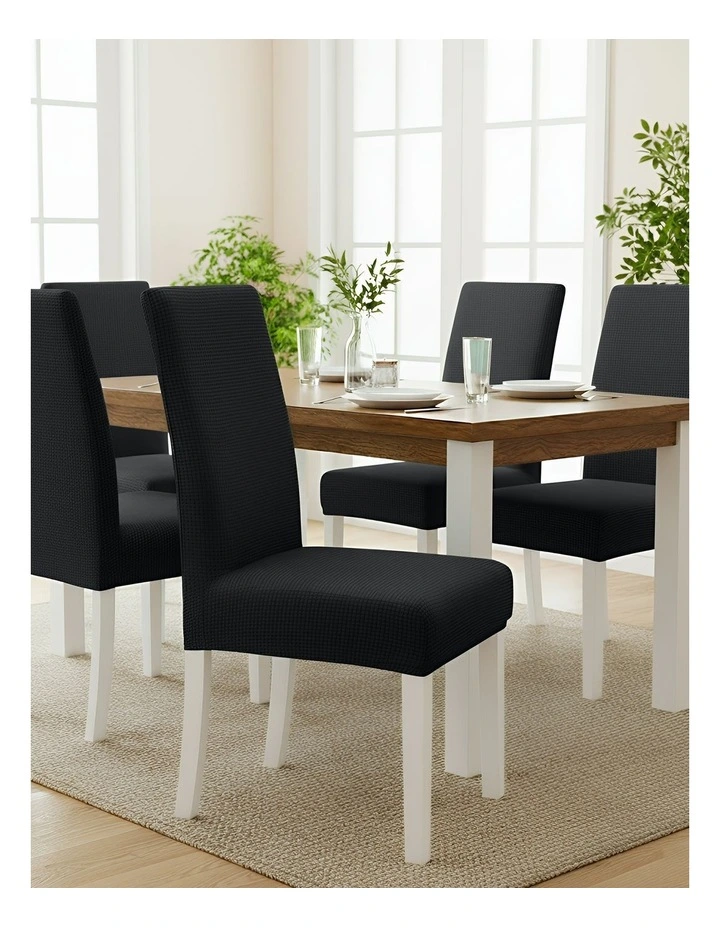Corn Kernels Waterproof Chair Cover in Black image 4
