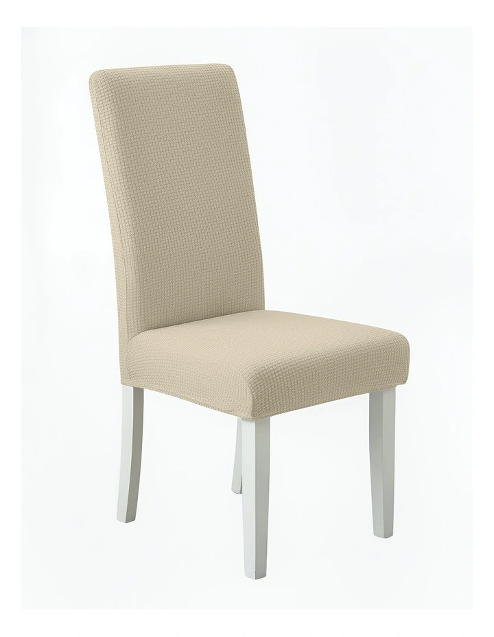 Corn Kernels Waterproof Chair Cover in Beige image 1