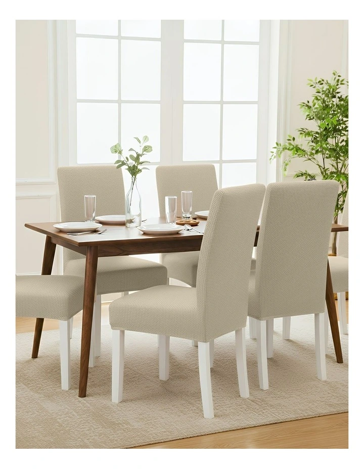 Corn Kernels Waterproof Chair Cover in Beige image 2