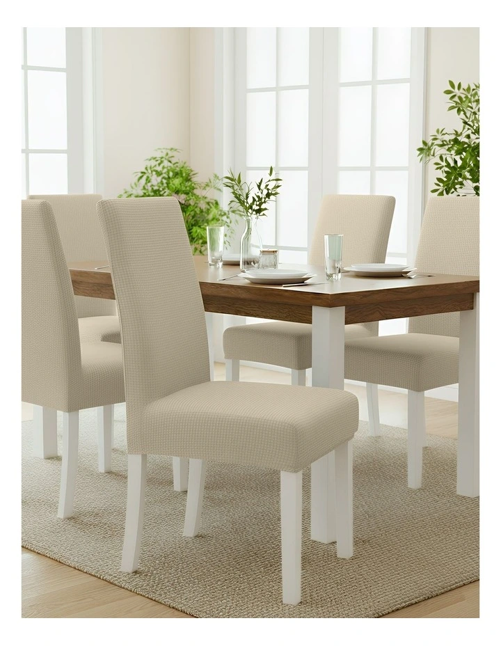 Corn Kernels Waterproof Chair Cover in Beige image 3
