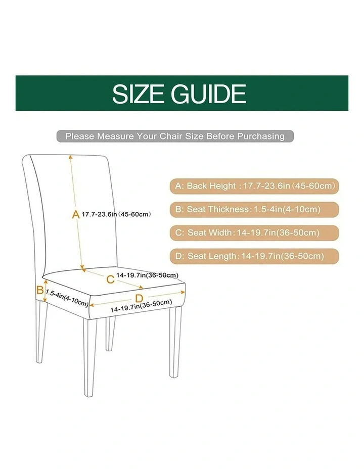 Velvet Chair Cover in Green image 6