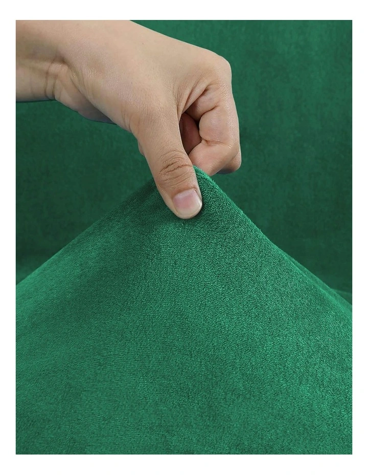 Velvet Chair Cover in Green image 7