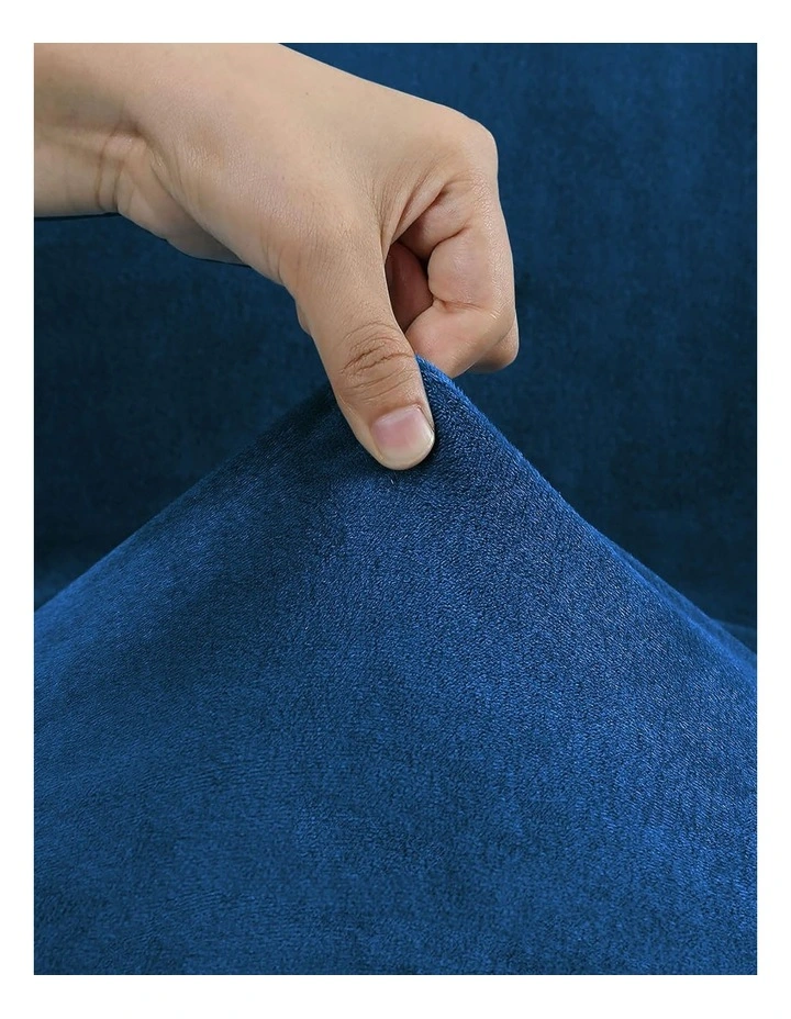 Velvet Chair Cover in Navy image 7