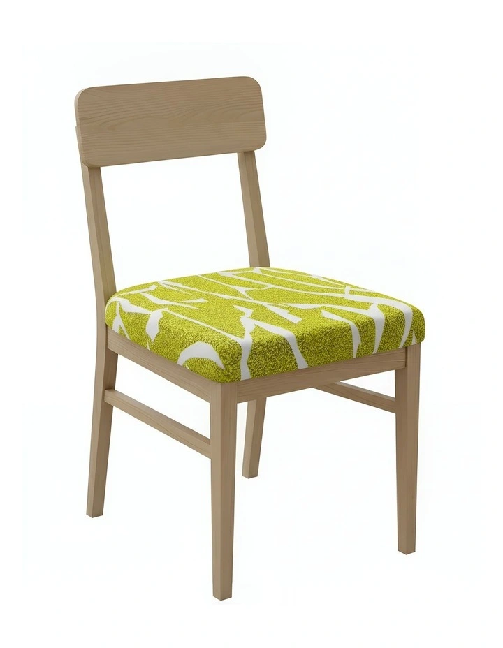 Crack Linear Design Chair Cover in Gold image 1