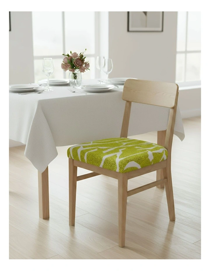 Crack Linear Design Chair Cover in Gold image 2