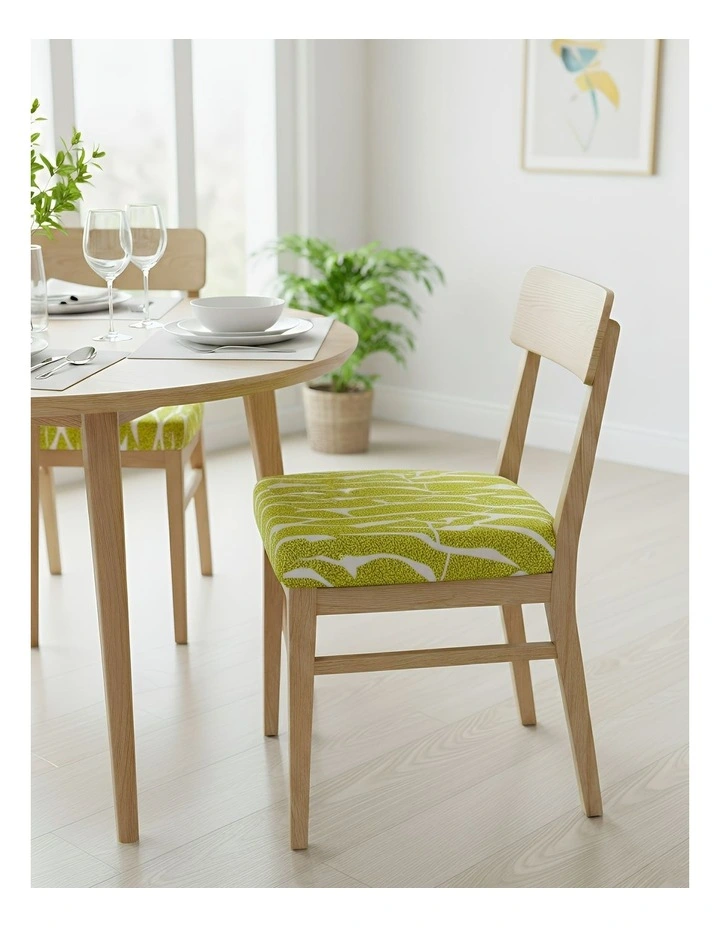 Crack Linear Design Chair Cover in Gold image 3