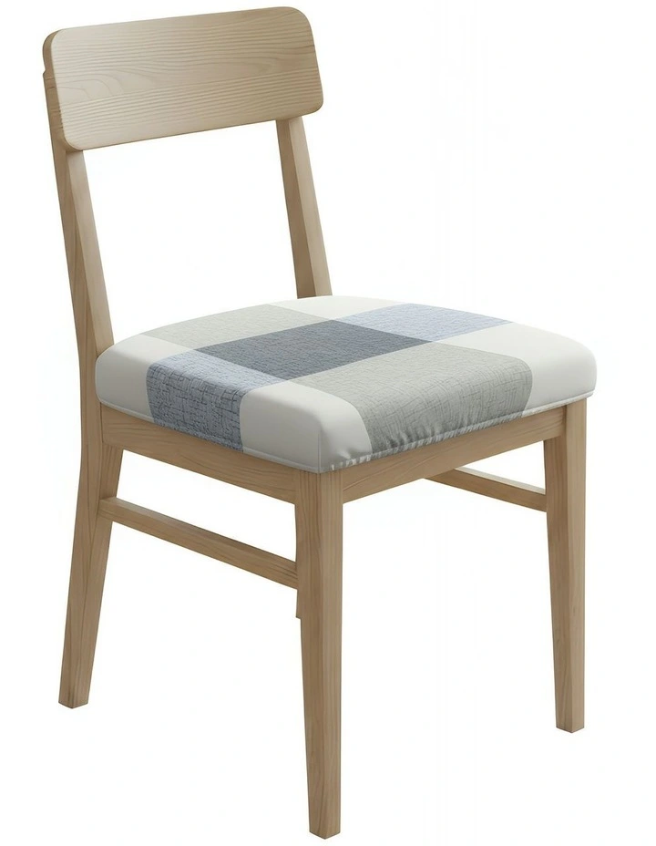 Simple Pattern Stretch Chair Cover in Multi image 1