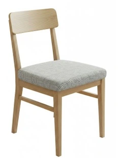 Corn Kennel Pattern Chair Cover in Light Grey
