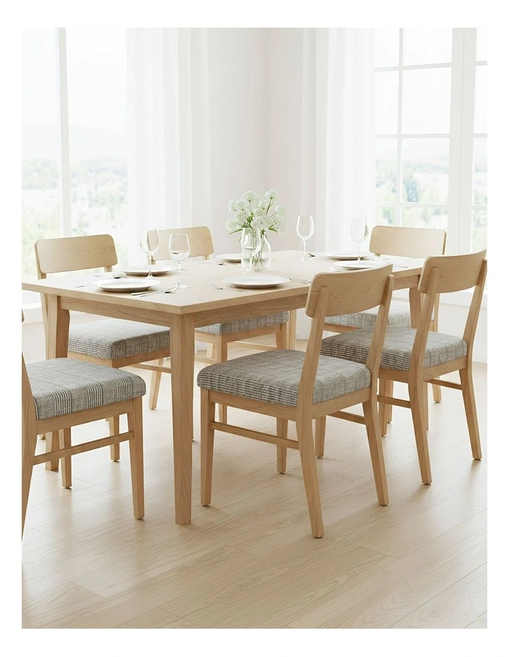 Corn Kennel Pattern Chair Cover in Light Grey image 4