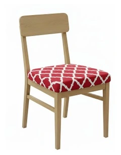 Print Stretch Chair Cover in Multi