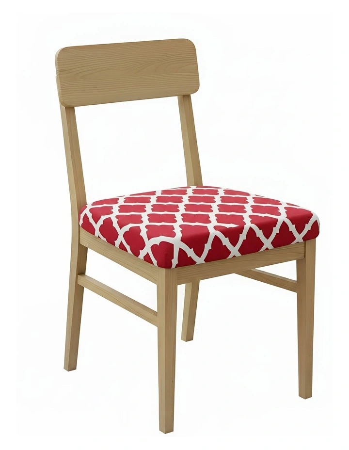 Print Stretch Chair Cover in Multi image 1