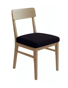 Plain No Print Chair Cover in Black