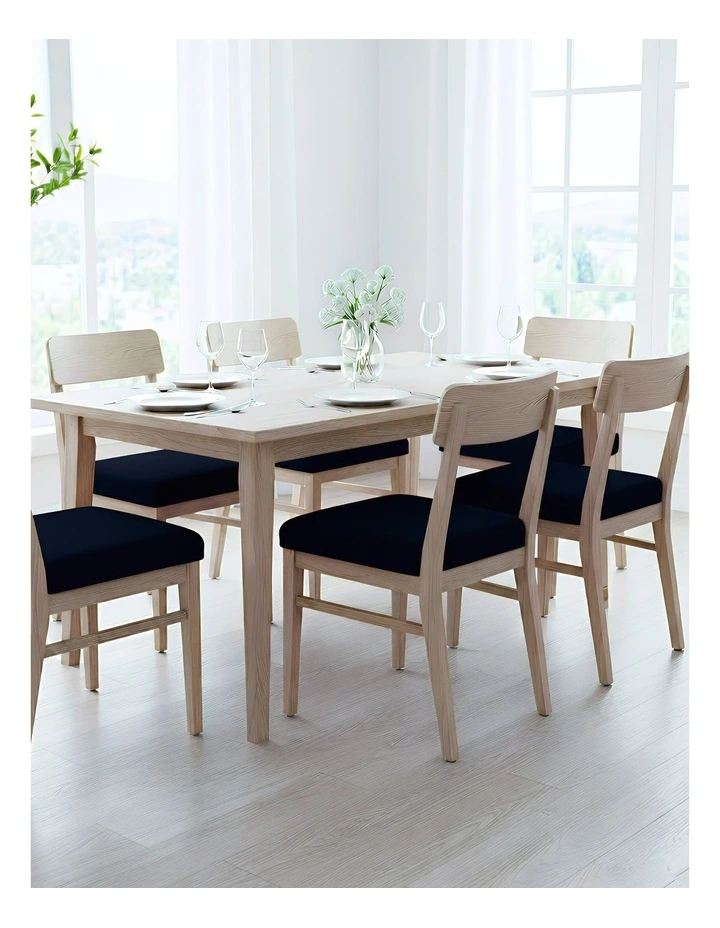 Plain No Print Chair Cover in Black image 4