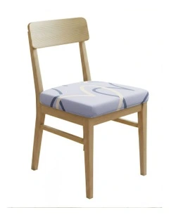 Simple Heart Pattern Print Chair Cover in Light Purple