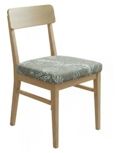 Random Wave Print Stretch Chair Cover in Brown