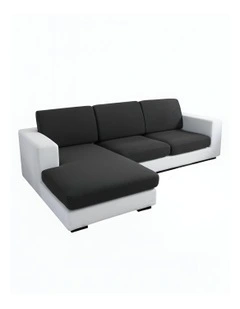 Polyester Thick Stretchable Sofa Cover in Black